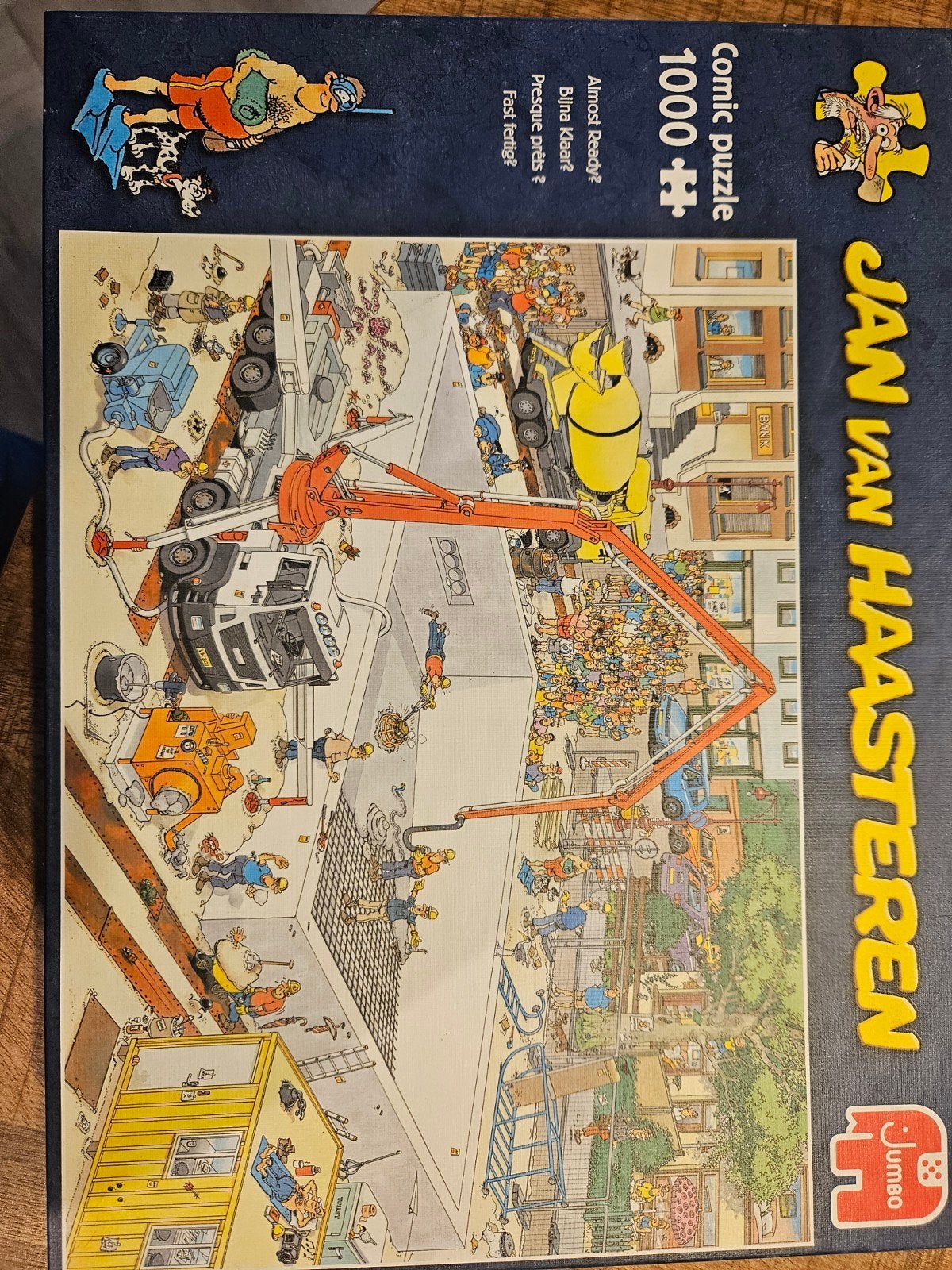Jan van Haasteren puzzel "Bijna klaar?" 1000 stukjes, Ophalen of Verzenden