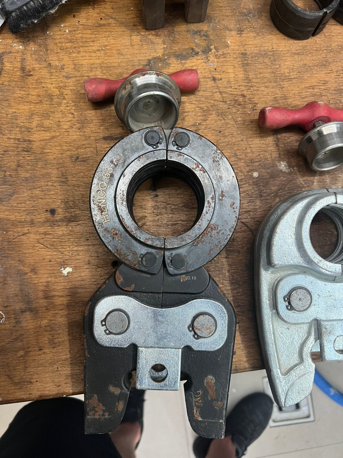 Persbekken hebco TH 40,50,63 mm, Ophalen of Verzenden, Zo goed als nieuw