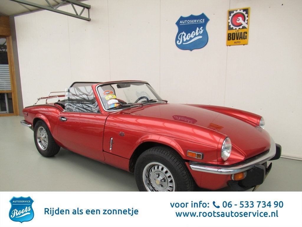 Triumph Spitfire 1500 Soft Top NIEUWE CABRIO KAP*TECH-TOP*OL, Auto's, Oldtimers, Cabriolet, Triumph, Bedrijf, Handgeschakeld