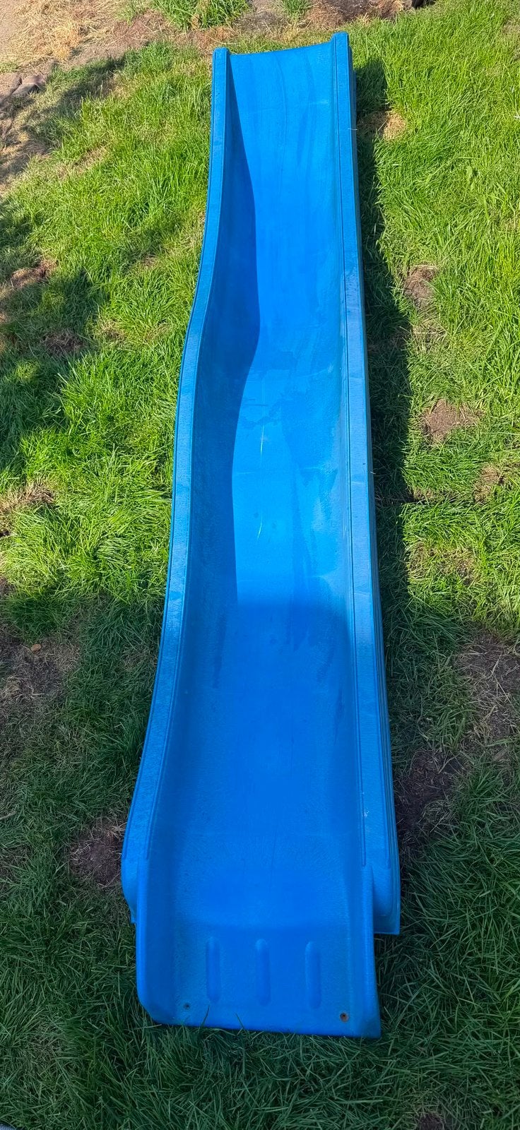Blauwe glijbaan, Kinderen en Baby's, Speelgoed | Buiten | Speeltoestellen, Ophalen, Zo goed als nieuw, Glijbaan