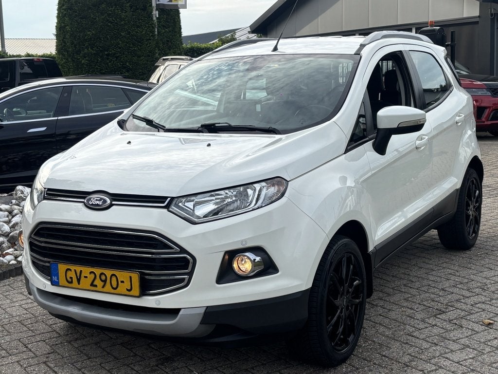 Ford EcoSport 1.0 Benzine Titanium Sportvelgen 2015 Hoogzitt, Auto's, 125 pk, Gebruikt, Ecosport, Wit