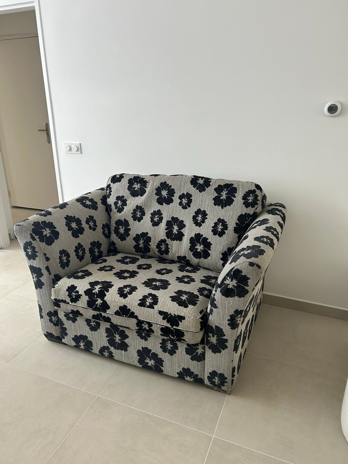 Loveseat, Huis en Inrichting, Fauteuils, Ophalen, Gebruikt, Stof, 75 tot 100 cm