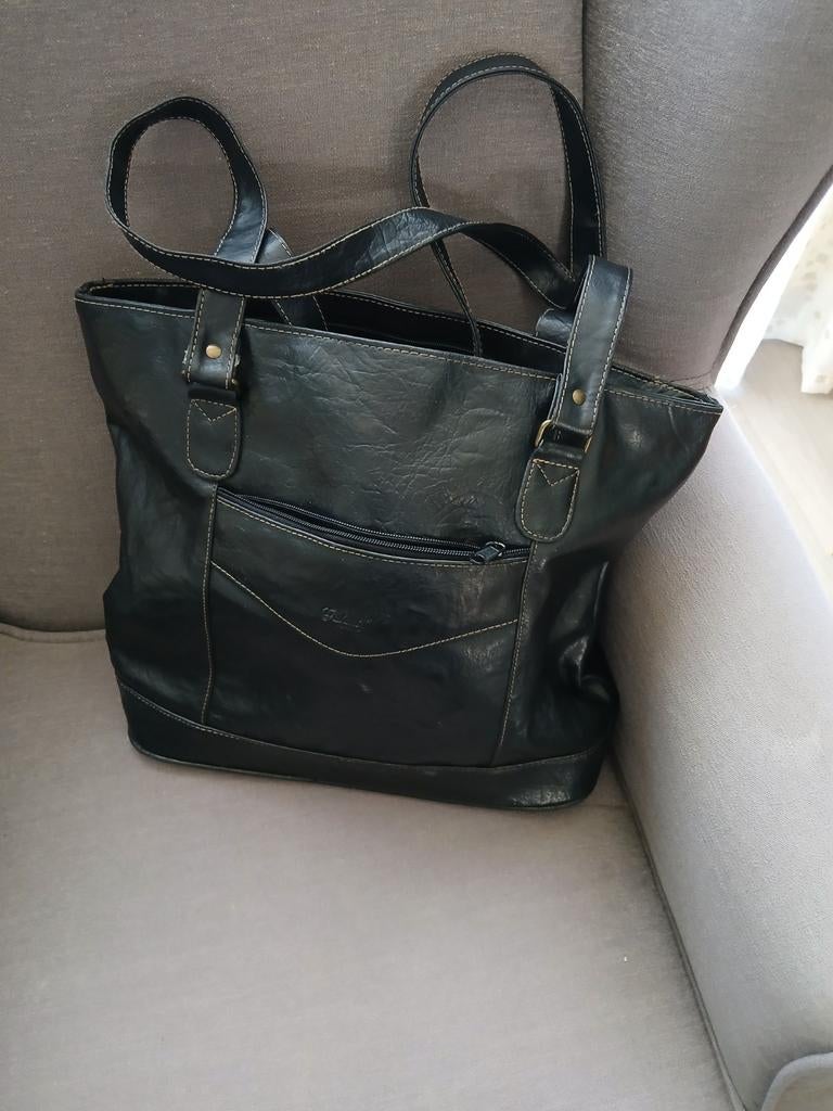 Leren shopper, Ophalen of Verzenden, Zo goed als nieuw, Shopper