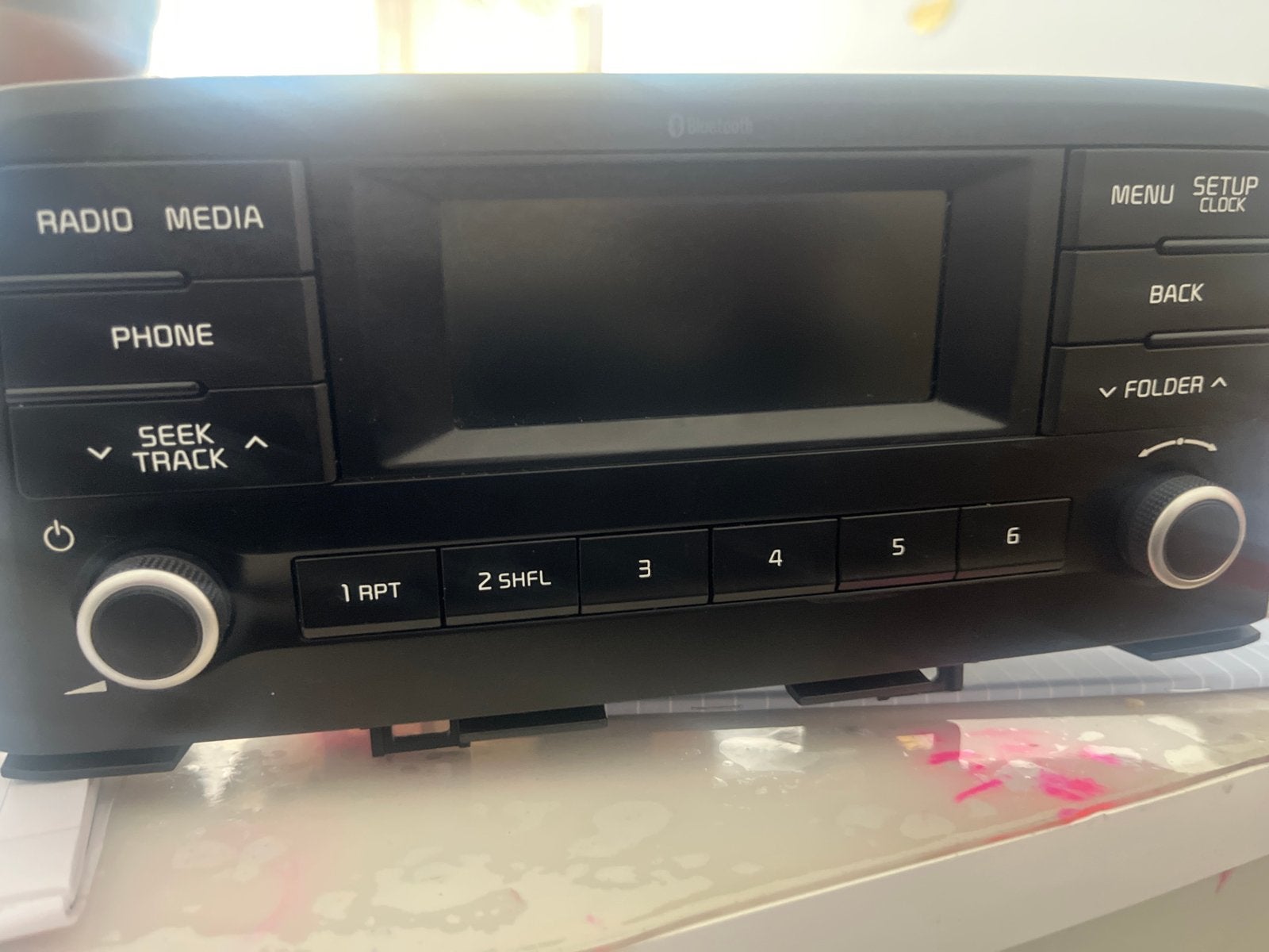 Kia Hyundai Mobis Autoradio Model ACB10G6EE, Ophalen of Verzenden, Gebruikt