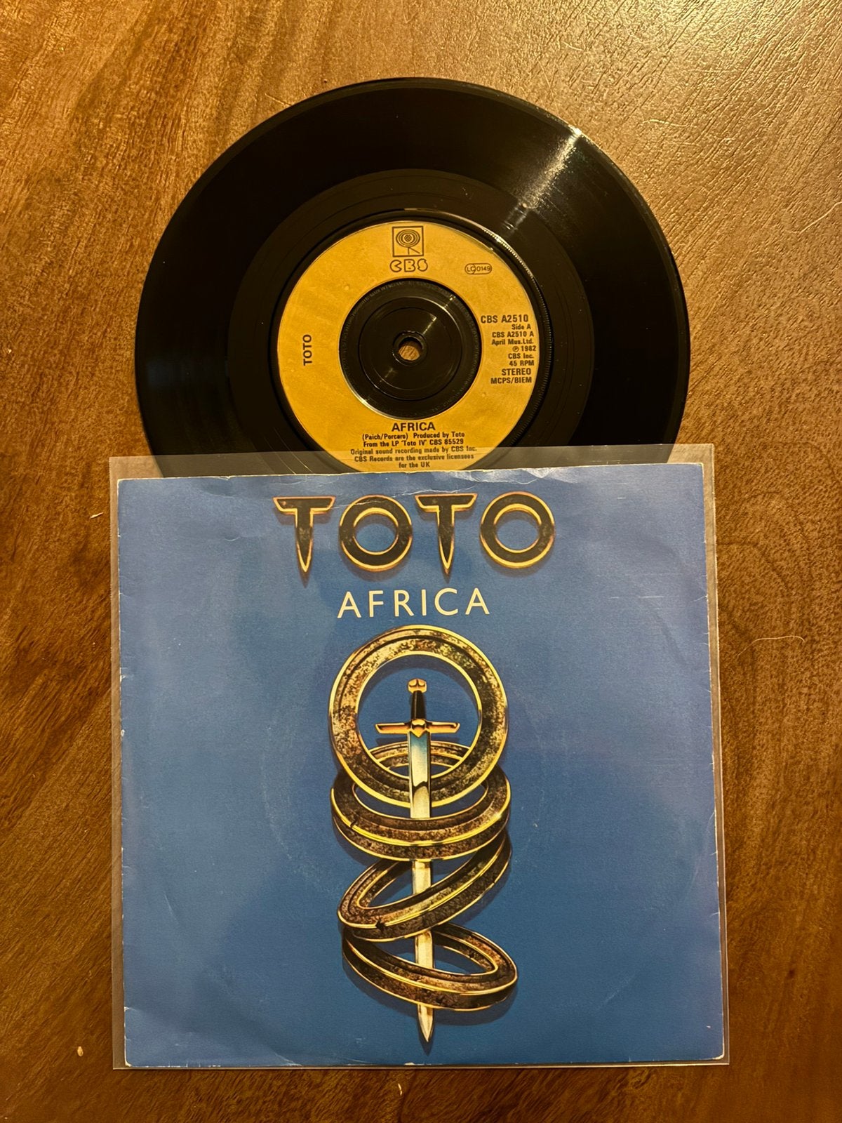 Toto - Africa, Cd's en Dvd's, Ophalen of Verzenden, 7 inch