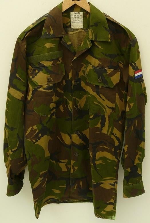 Blouse, Zomer, Lange Mouw, M93, Maat 6080/8590, KL, 1994.(3), Ophalen of Verzenden, Landmacht, Nederland, Kleding of Schoenen
