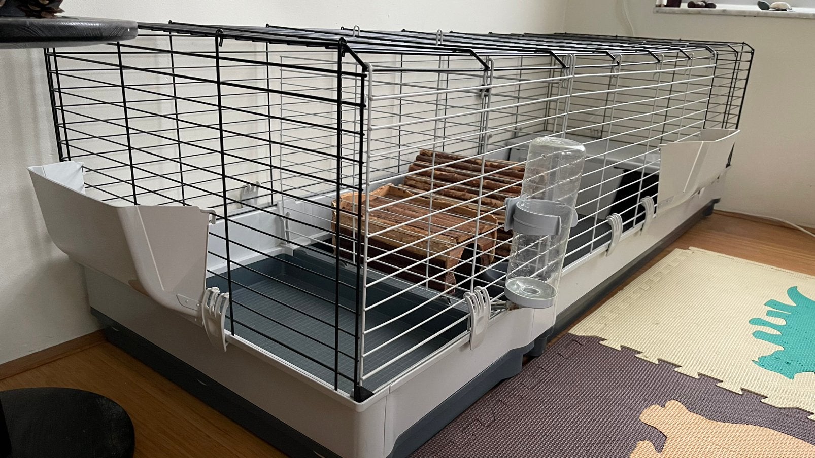 Luxe grote caviahok met accessoires, Kooi, Ophalen, Cavia, Minder dan 60 cm