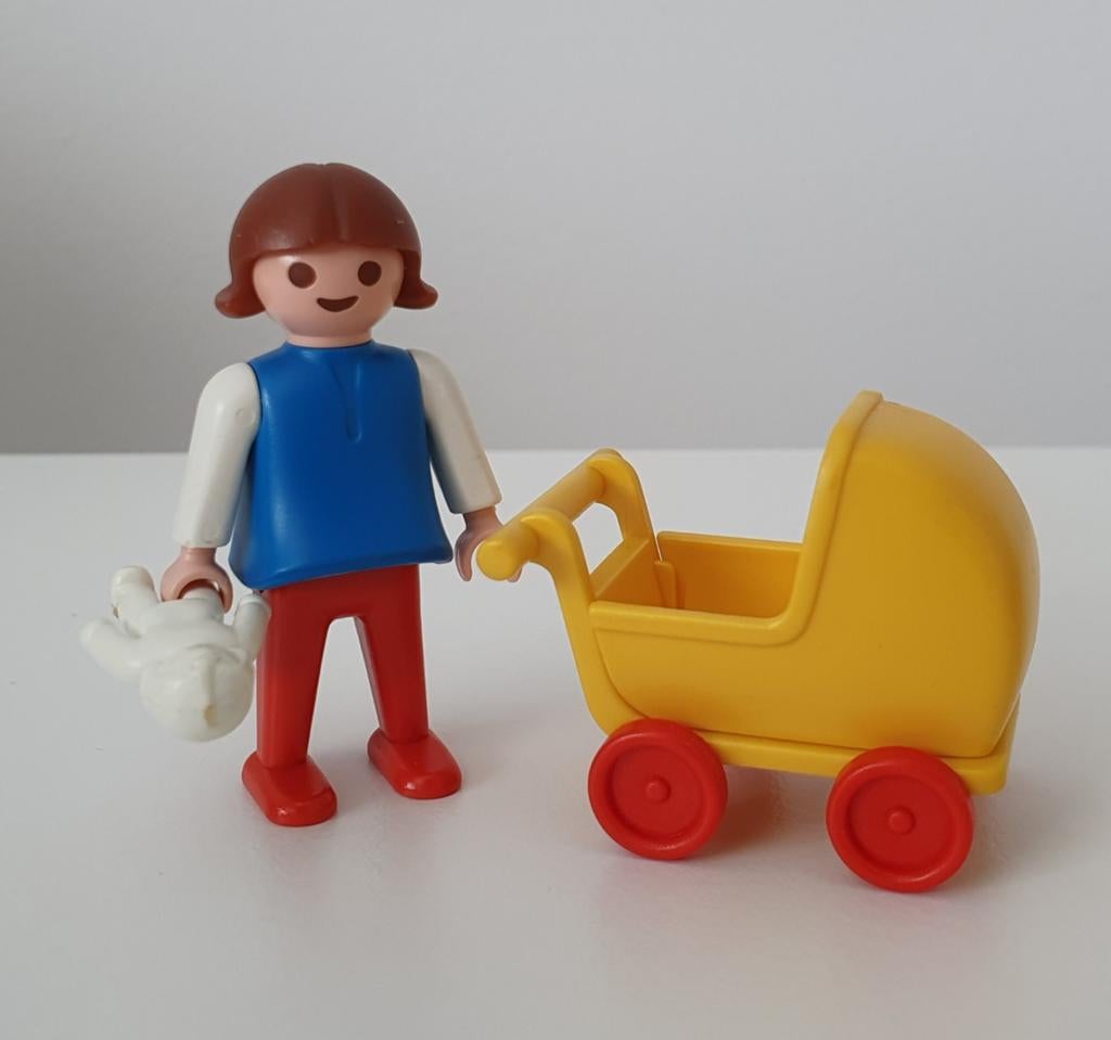 Playmobil meisje met kinderwagen 3357, Ophalen of Verzenden, Zo goed als nieuw