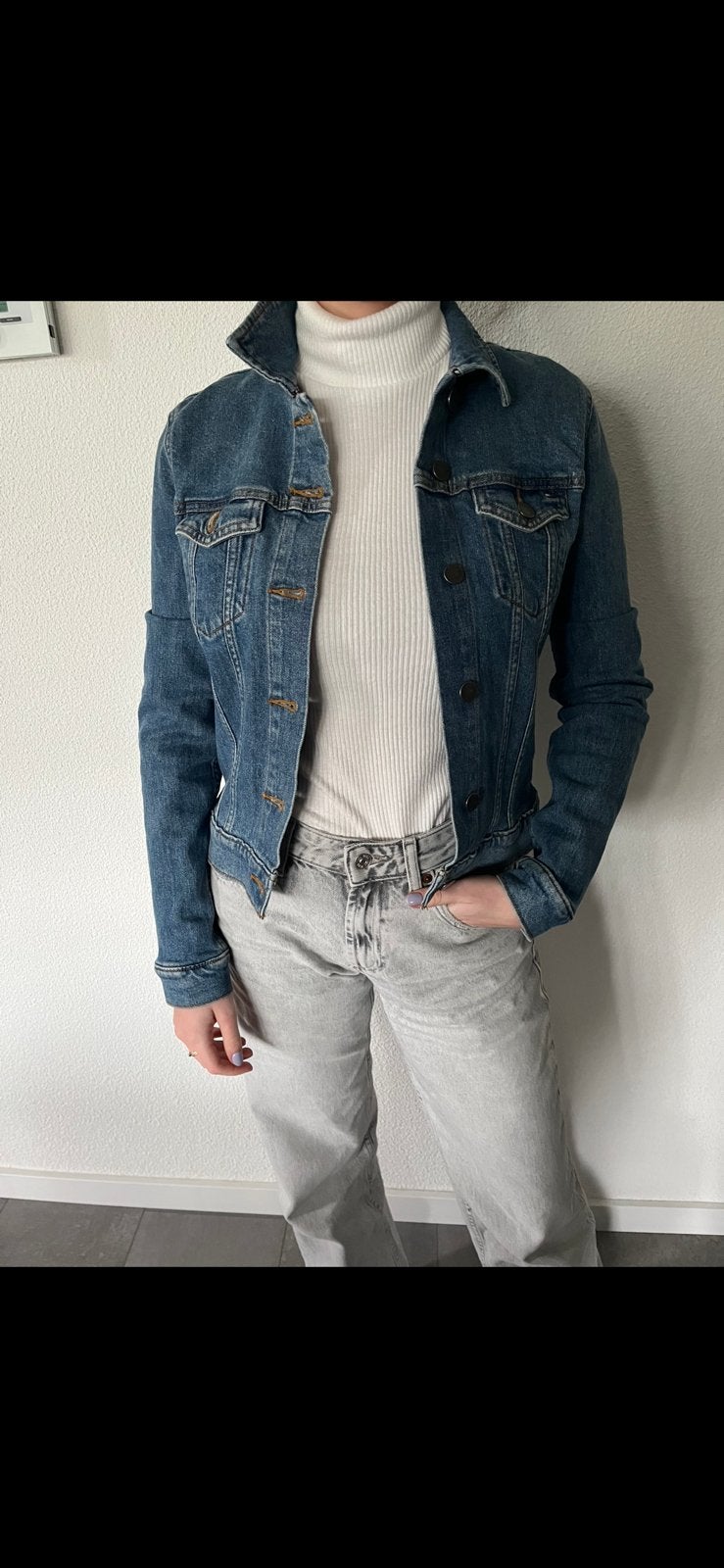 Tommy Hilfiger spijkerjack, maat 34, Ophalen of Verzenden, Zo goed als nieuw, Maat 34 (XS) of kleiner, Blauw