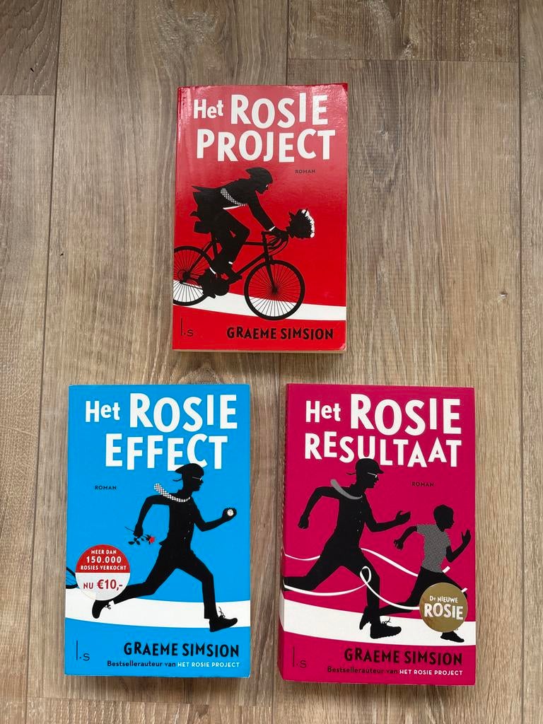 Graeme Simsion Rosie serie: Het Rosie Project, Effect, Resul, Boeken, Ophalen of Verzenden, Gelezen, Wereld overig