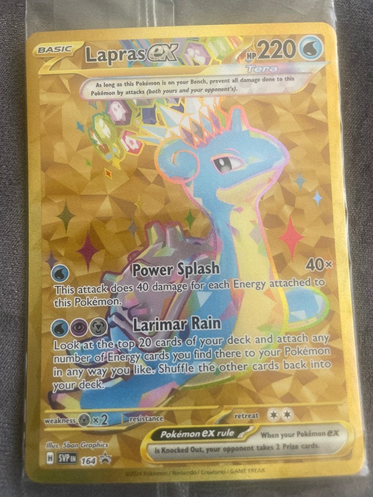 Lapras EX Promo, Ophalen, Nieuw, Losse kaart