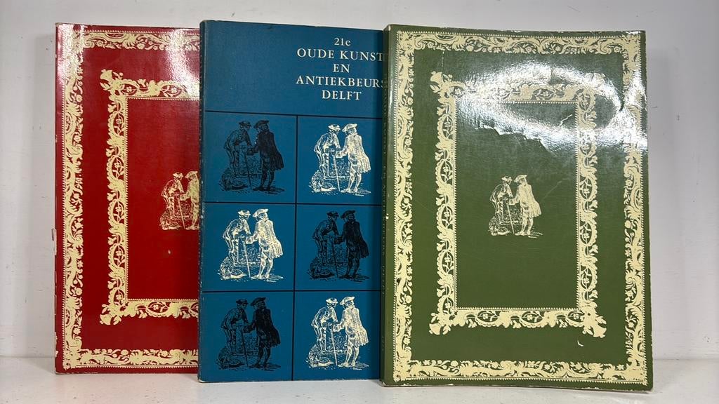 3x boek antiekbeurs delft, Ophalen of Verzenden