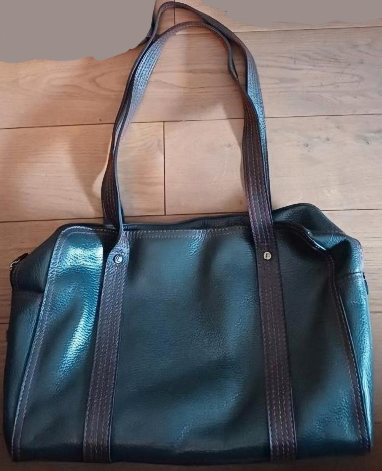 Nieuw: Zwart leren tas Iberia van Adolfo Dominguez., Ophalen, 20 tot 30 cm, Zwart, Nieuw