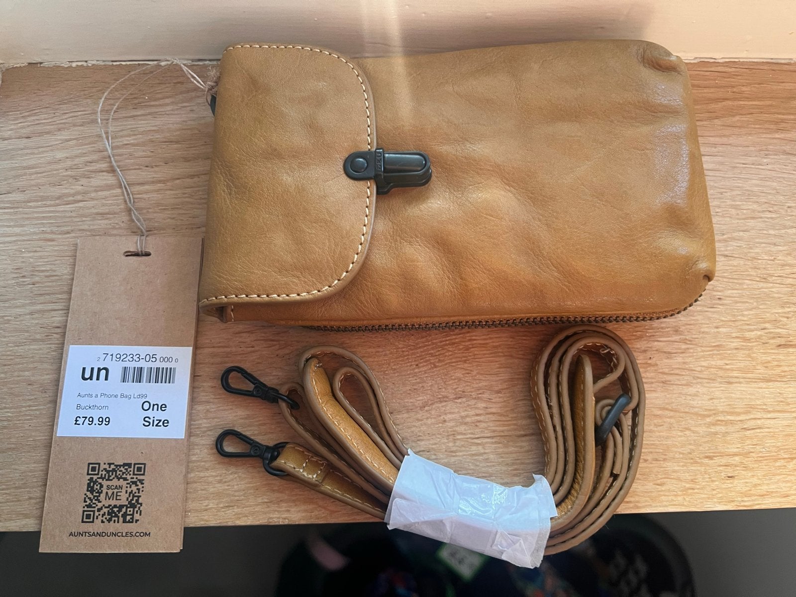 Aunts & Uncles Buckthorn Telefoontasje - Nieuw, Verzenden, Nieuw, Bruin, Schoudertasje
