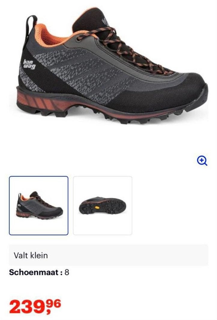 Hanwag wandelschoenen - Maat 38, Ophalen of Verzenden, Gebruikt, Schoenen