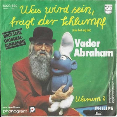 VADER ABRAHAM  (Piérre Kartner)  1978   SCHLAGER !! A849, Ophalen of Verzenden, Gebruikt, 7 inch, Pop