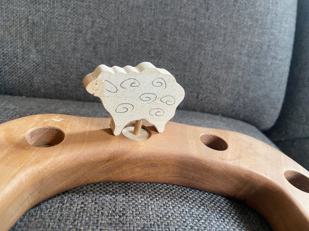 Jaarring steker seizoenstafel, Ophalen of Verzenden, Zo goed als nieuw, Figuurtje(s), Wolvilt