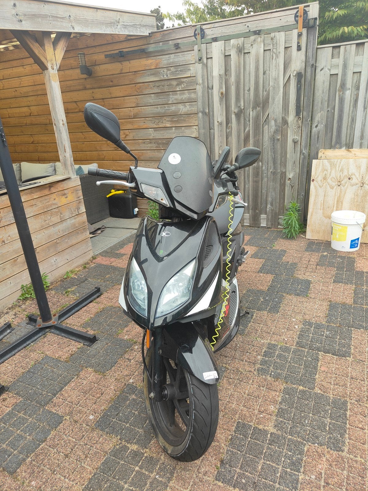 Kymco super 8 scooter geel kenteken, Ophalen, Gebruikt, Benzine