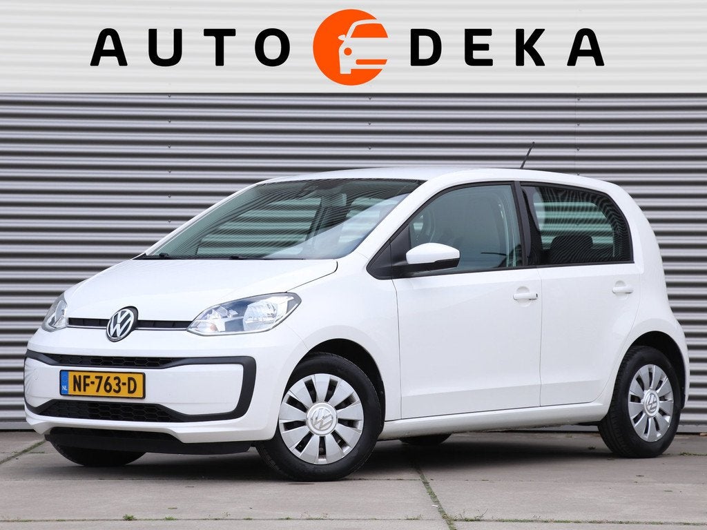 Volkswagen Up! 1.0 BMT move up! *Airco*DAB*Bluetooth*, Voorwielaandrijving, Stof, Gebruikt, Wit