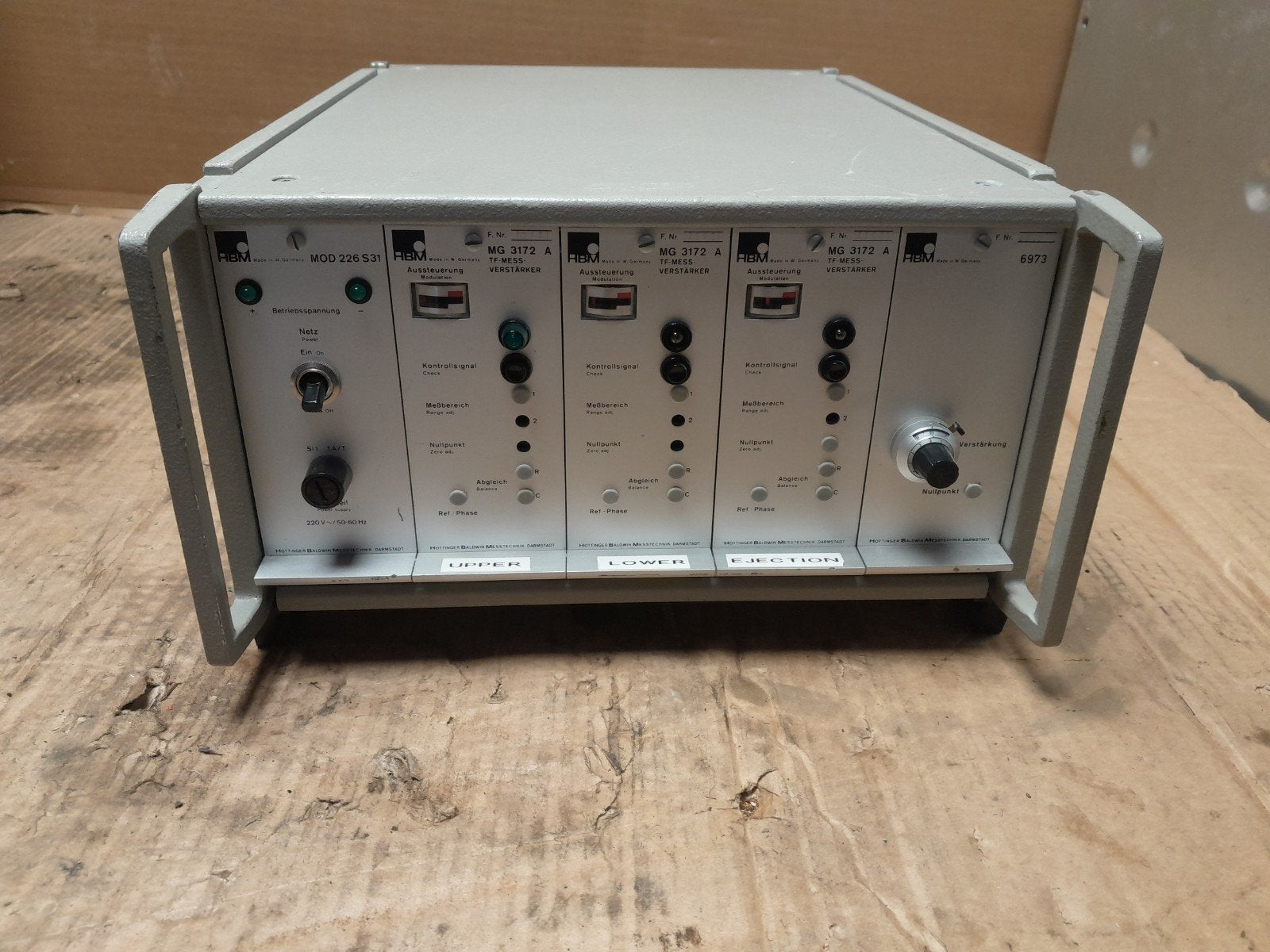 Hottinger Baldwin Messtechnik HBM mod 226 s31 3172 messgerät, Ophalen of Verzenden