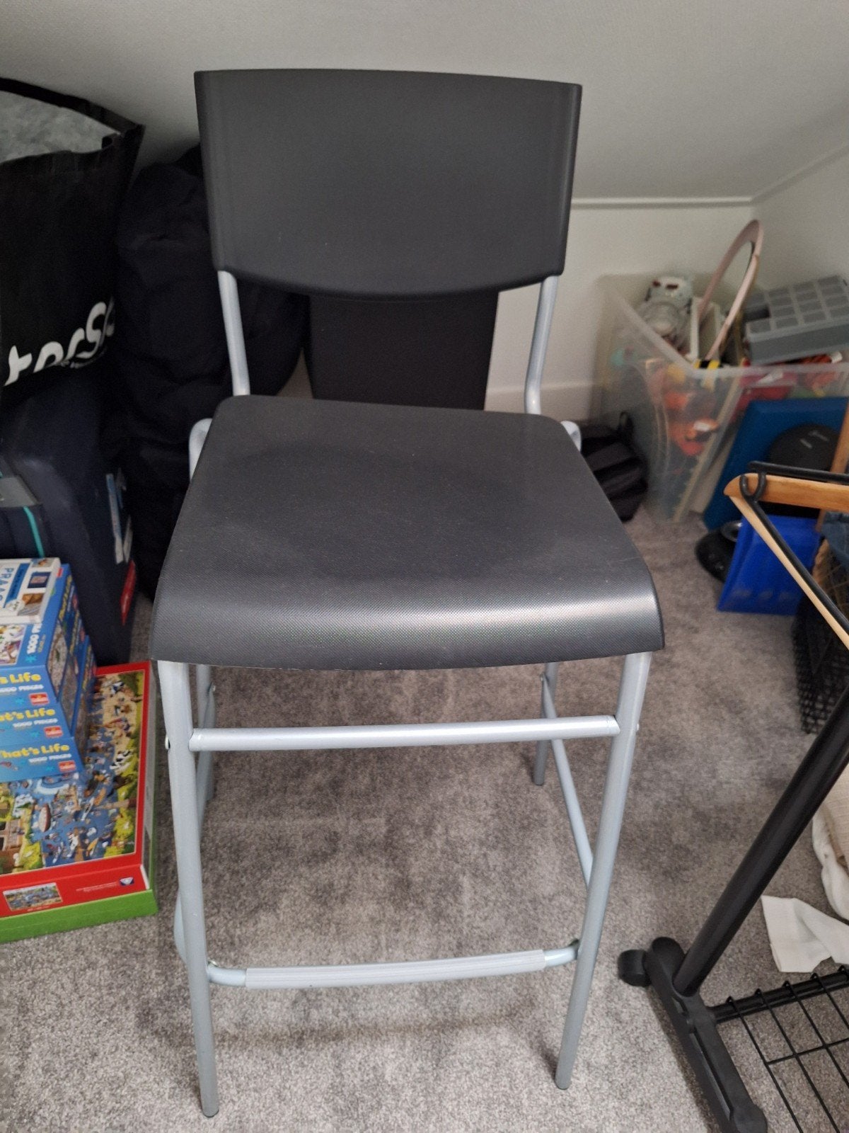 Ikea barkruk Stig, Huis en Inrichting, Barkrukken, Ophalen, Gebruikt, Met voetsteun, 60 tot 90 cm
