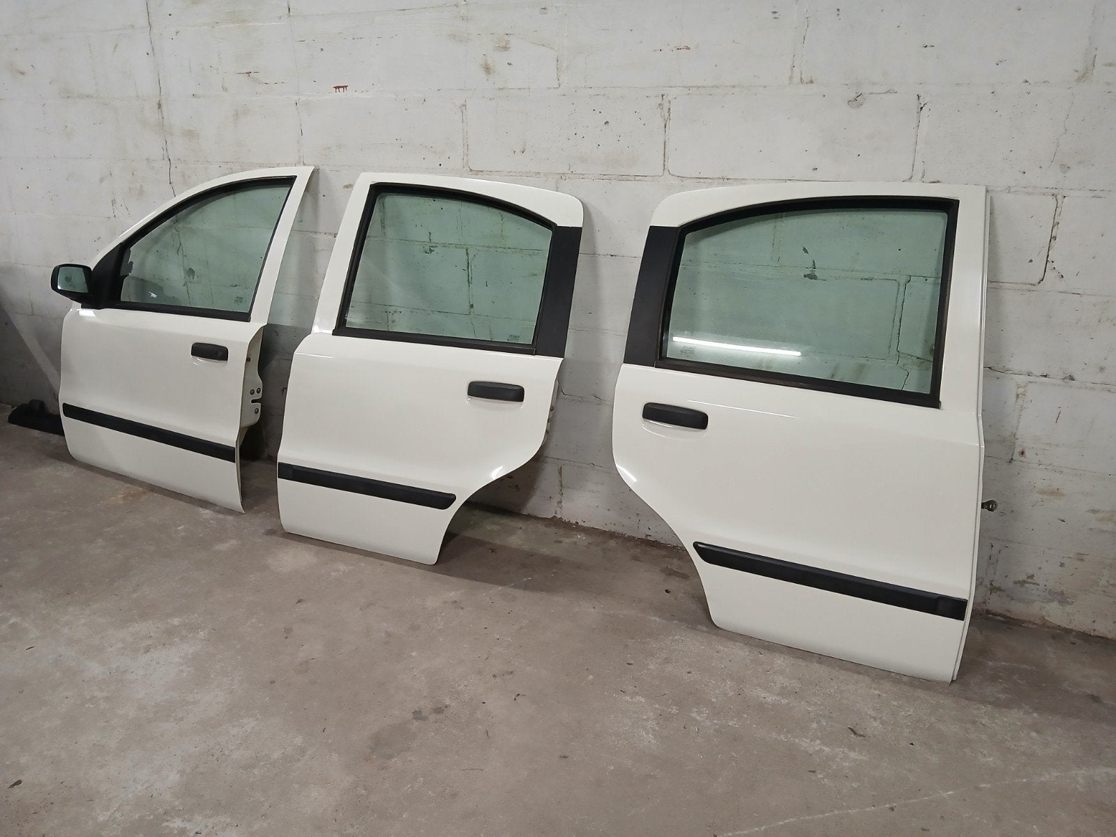Fiat Panda 2009 Deuren links voor en rechts achter, Ophalen, Gebruikt, Deur, Fiat