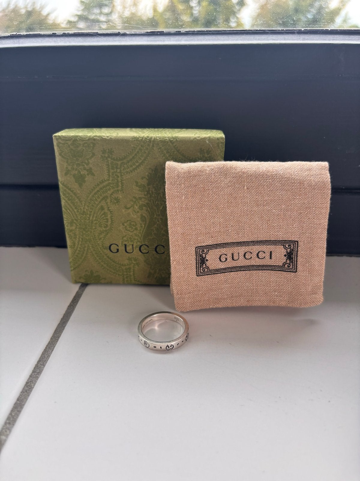 Gucci Ghost ring 925 Zilver - Maat 24 design Trouble Andrew, 20 of groter, Ophalen of Verzenden, Zo goed als nieuw, Dame of Heer