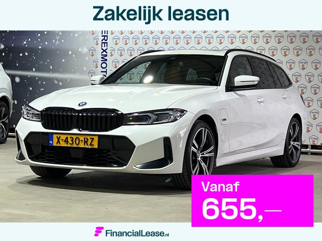 BMW 3-serie Touring 330e M-sport/SHADOW-LINE/PANO/19"/CAM/AC, 1998 cc, Gebruikt, 4 cilinders, Met garantie (alle)