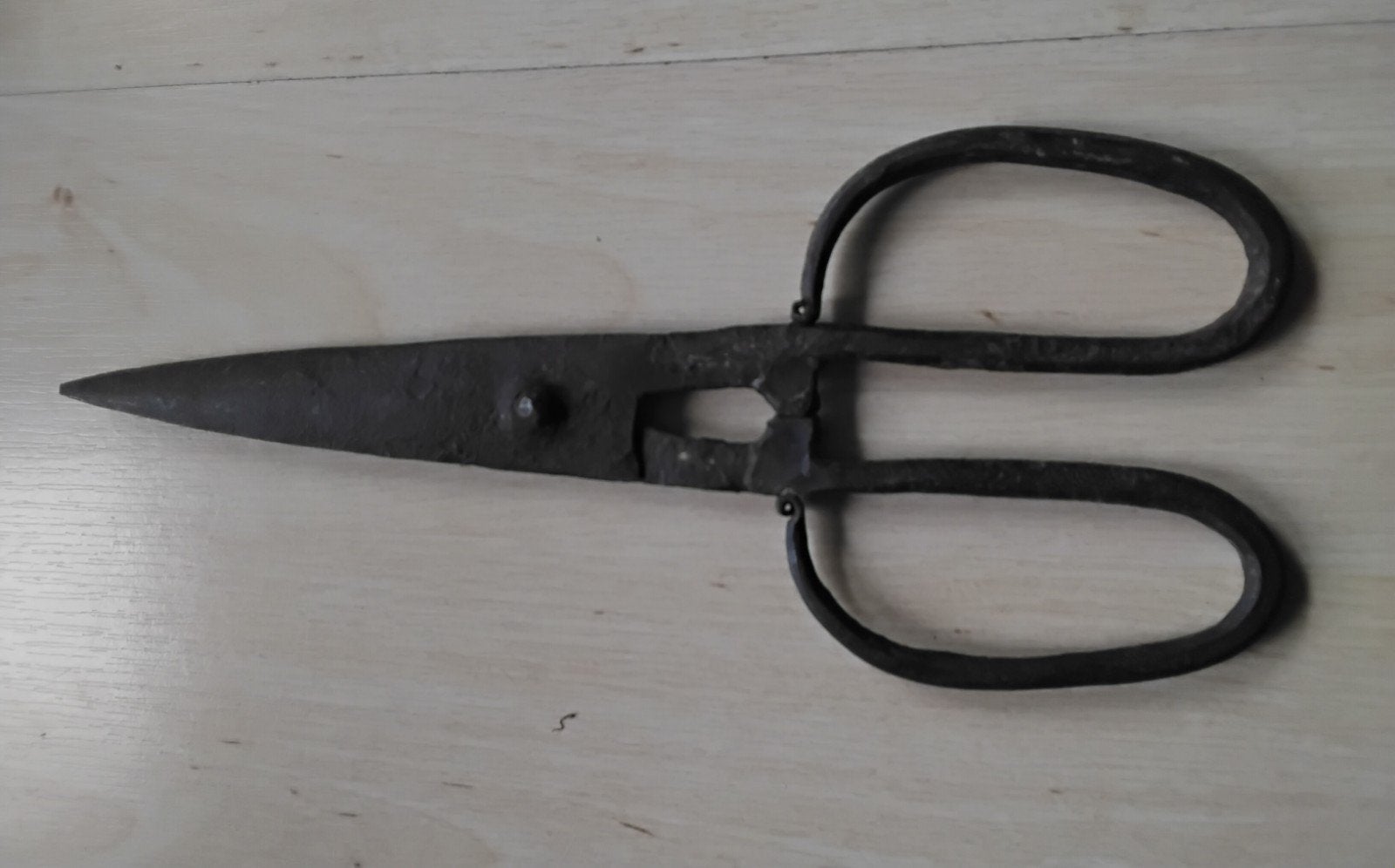 Antieke Bodemvondst Grote Schaar - Handgeklonken, Antiek en Kunst, Antiek | Gereedschap en Instrumenten, Ophalen