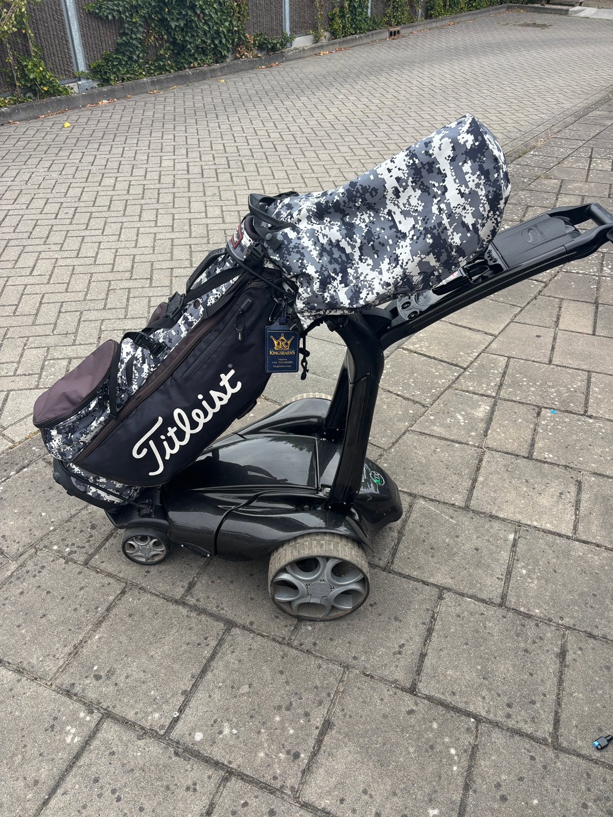 Stewart Golf X9 elektrische golftrolley – Follow-Me RC, Ophalen, Zo goed als nieuw, Golfkar