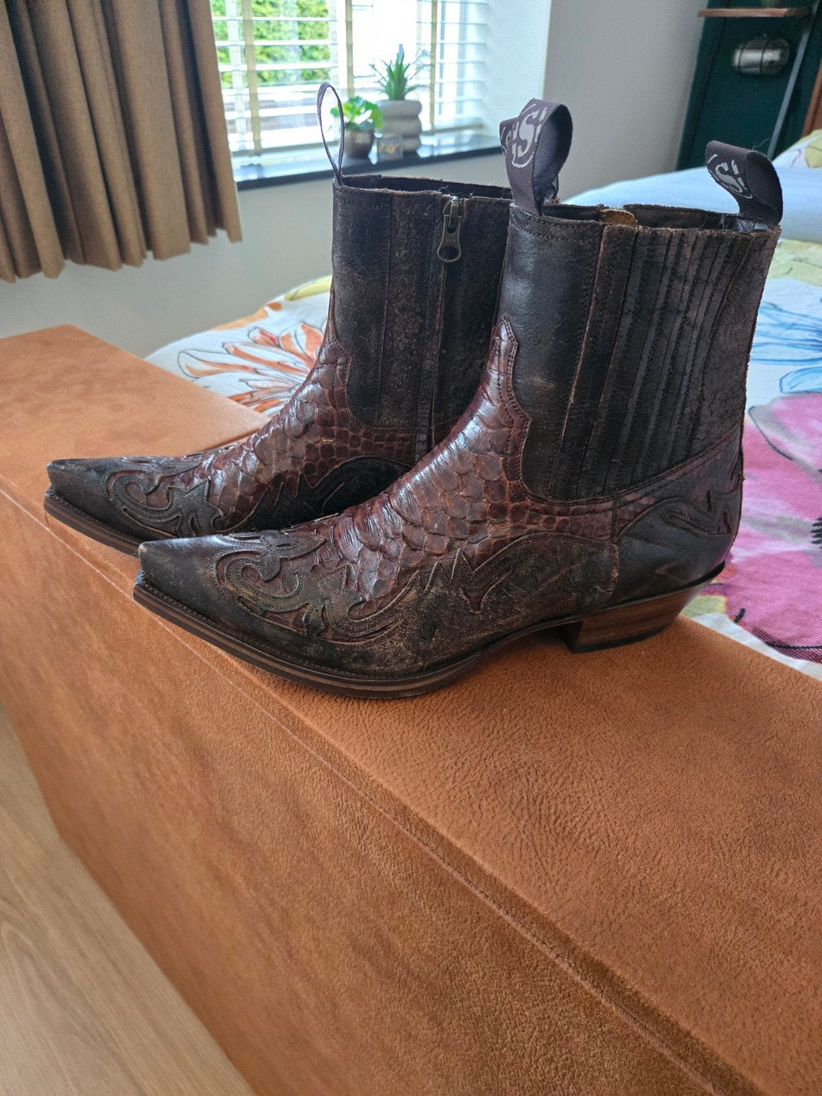 Sendra cowboylaarzen - Zo goed als nieuw maat 45, Ophalen of Verzenden, Zo goed als nieuw, Bruin