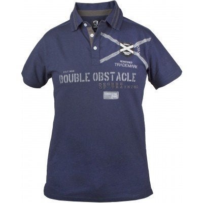 Marine blauwe Horka Polo voor heren maat XS en L, Blauw, Met stretch, L, Nieuw