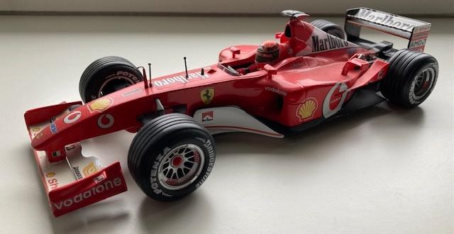 Ferrrari F2002 - Schumacher - 2003 - GP Imola, Ophalen, Zo goed als nieuw, Auto, Hot Wheels