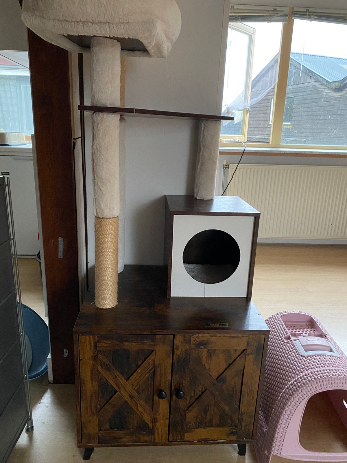 Feandera kattenbak, Ophalen, Gebruikt