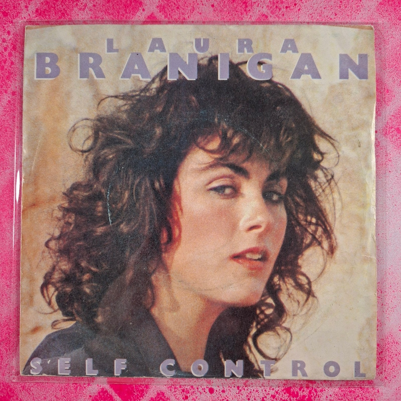 Laura Branigan Self Control single, Gebruikt, 7 inch, Pop, Overige typen