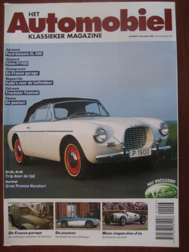 Het Automobiel 12 2003 Volvo P1900, Ford Galaxie, Audi AG, Ophalen of Verzenden, Nieuw, Volvo