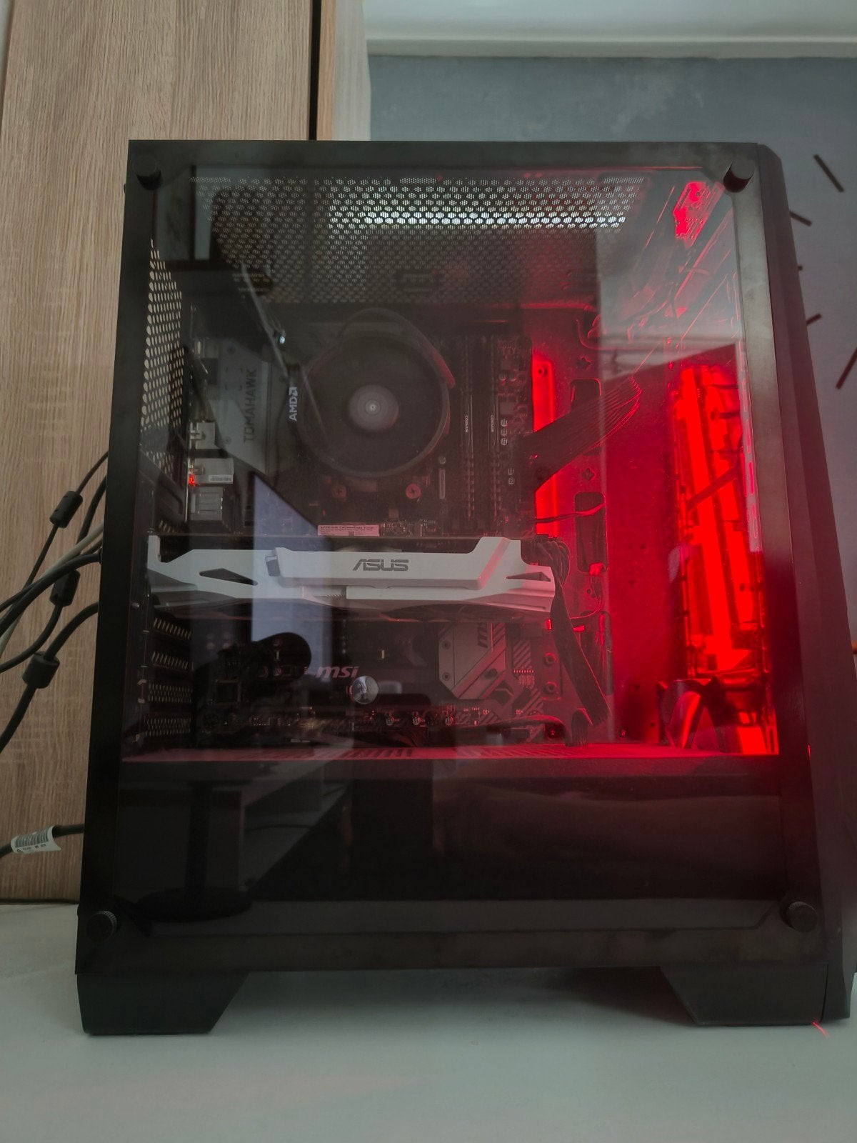 Gaming PC - AMD Ryzen 5 2600X, GTX 1060 3GB, 16GB RAM, Computers en Software, Desktop Pc's, Ophalen, 2.16 TB, Zo goed als nieuw