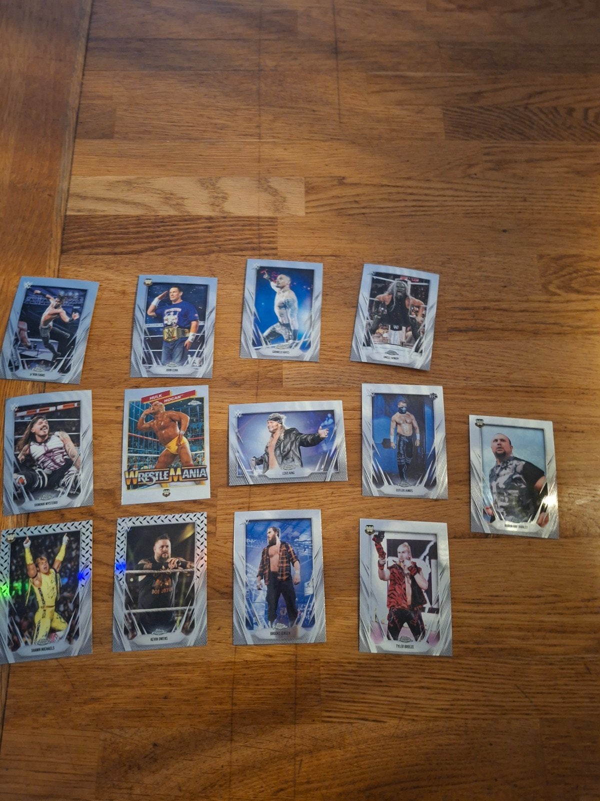 Wwe topps 2026 set met 14 kaarten, Ophalen of Verzenden, Zo goed als nieuw, Speelkaart(en)