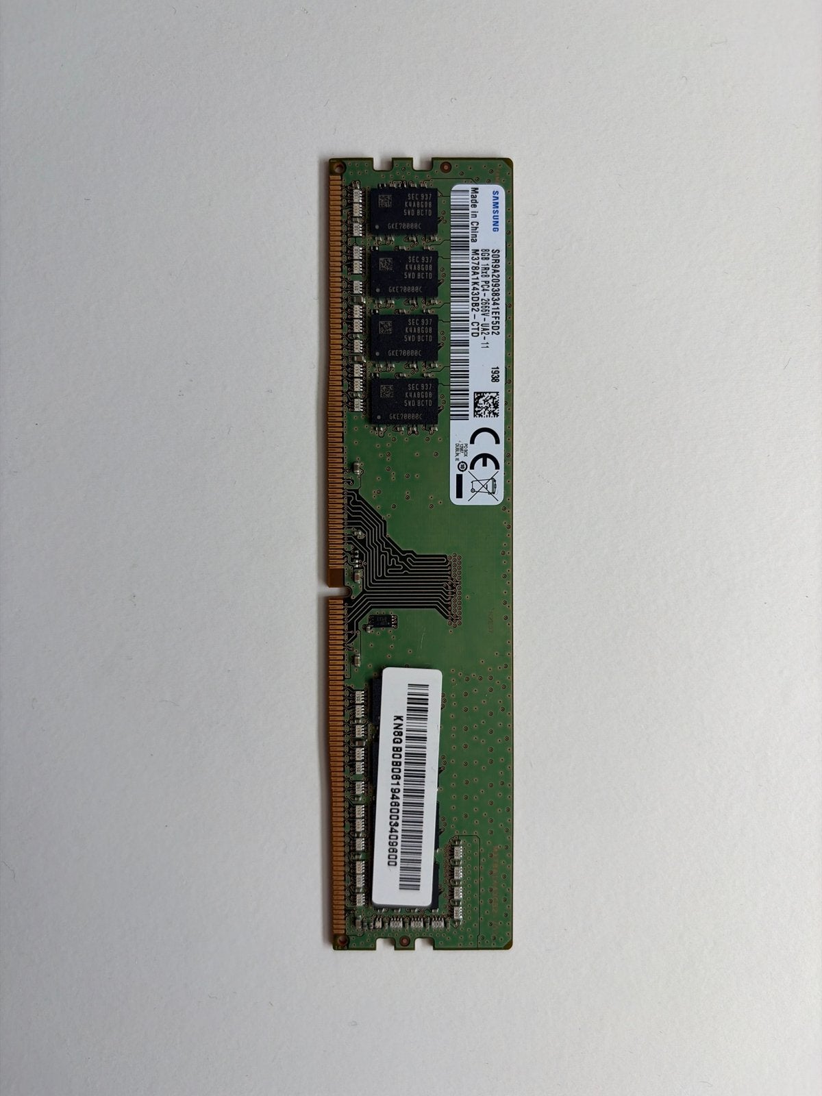 Samsung 8GB DDR4 2666MHz Desktop RAM Geheugen, Ophalen, Zo goed als nieuw, DDR4, Desktop