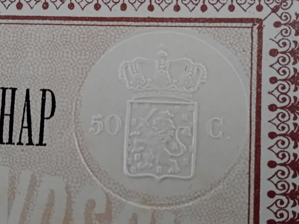 Zuid-Nederlandsche Stoomtramweg Maatschappij - Breda 1890, Ophalen of Verzenden, Gebruikt, Trein, Kaart of Prent