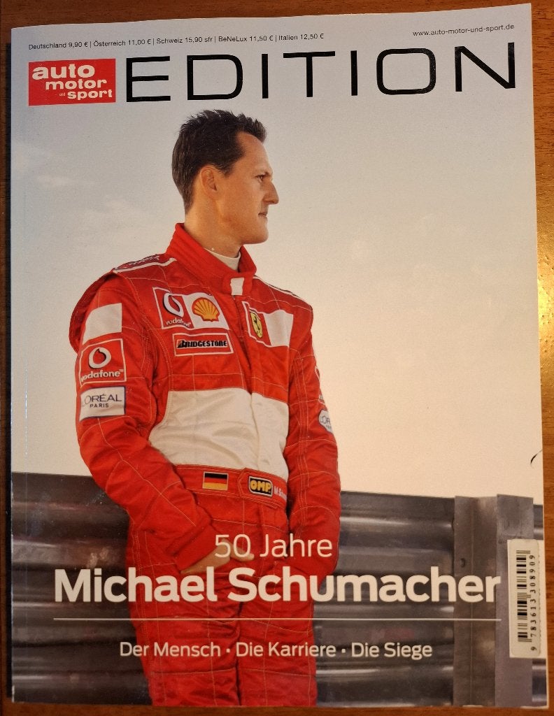 Michael Schumacher 50 Jahre - Auto Motor & Sport Edition, Boeken, Ophalen, Auto Motor & Sport, Nieuw, Ferrari