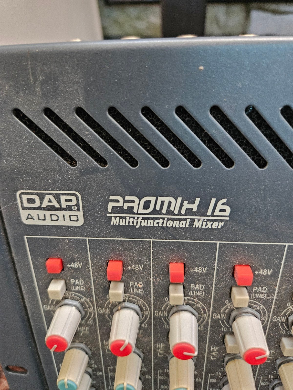 DAP Audio Promix 16 Multifunctionele Mengtafel, Muziek en Instrumenten, Mengpanelen, Ophalen, Gebruikt, 10 tot 20 kanalen, Microfooningang