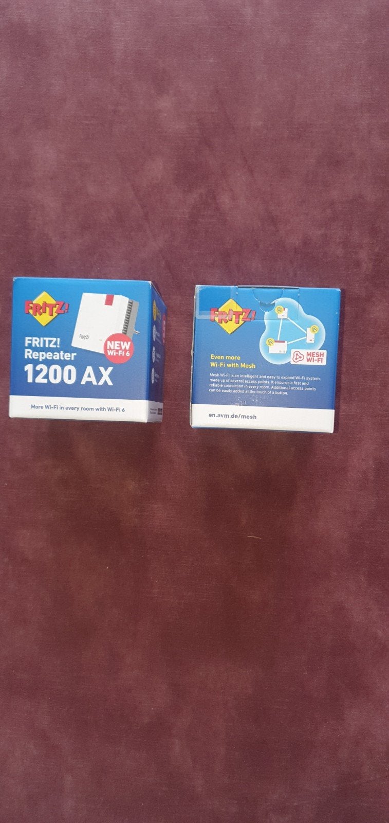 FRITZ! Repeater 1200 AX - Nieuw Wi-Fi 6 Mesh, Ophalen of Verzenden, Nieuw, Router, FRITZ!
