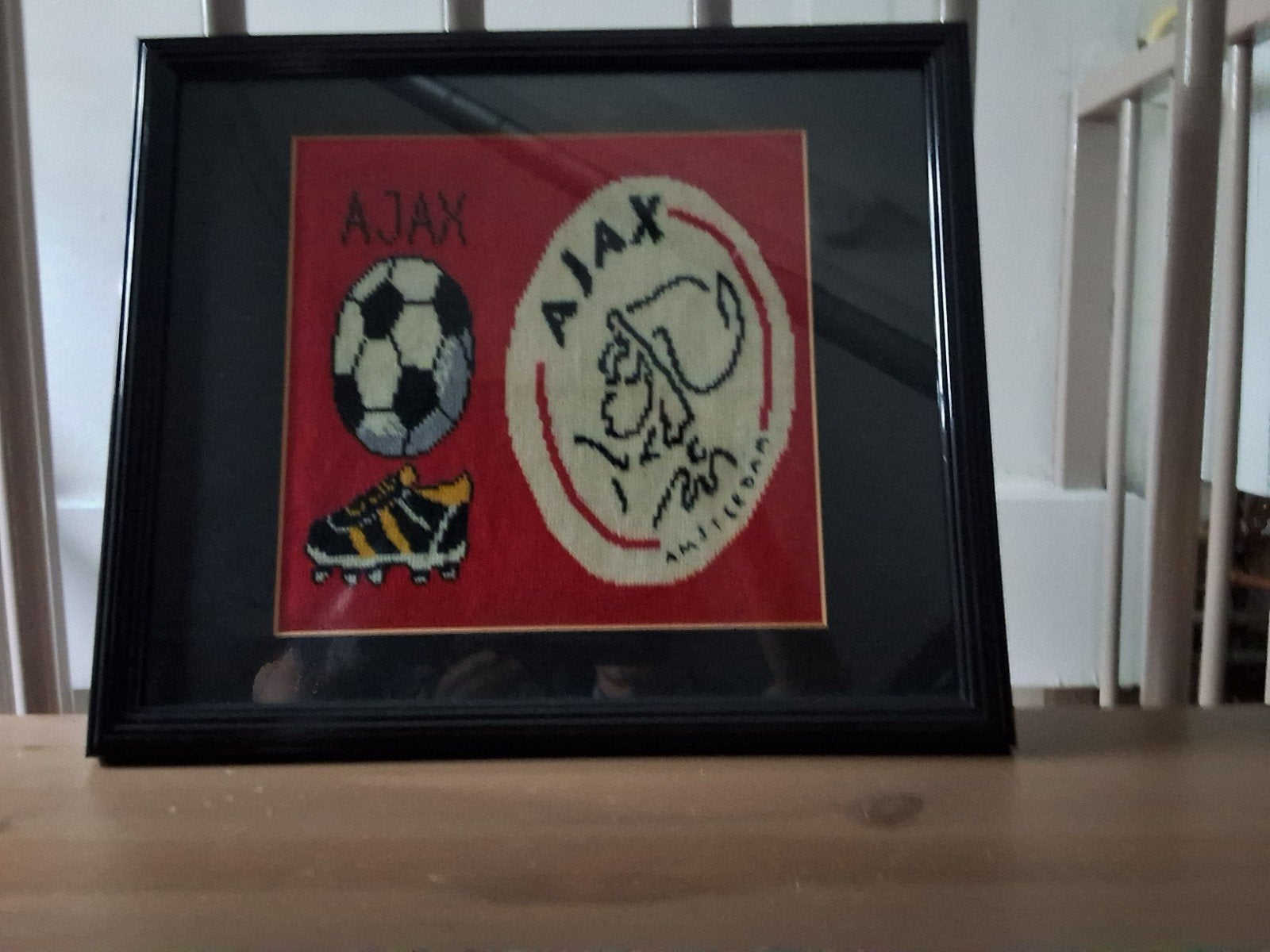 ajax geborduurde lijst, Ophalen