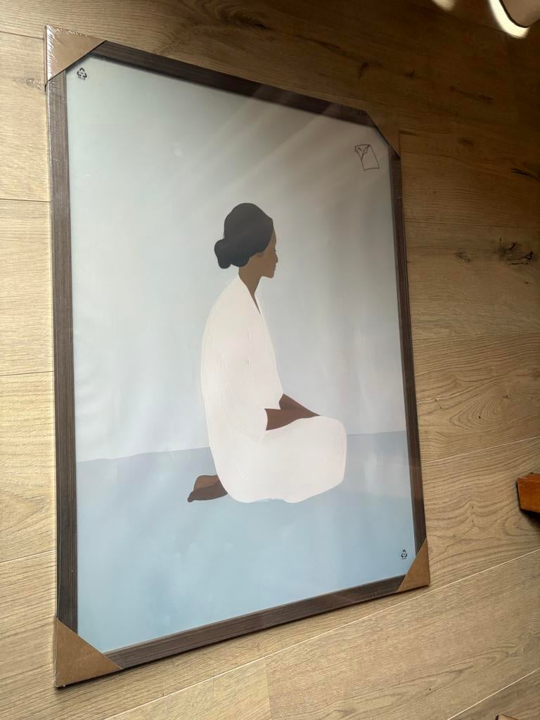 Wissellijst / posterlijst 50x70cm - bruin, Ophalen, Nieuw, Overige materialen, 50 tot 75 cm