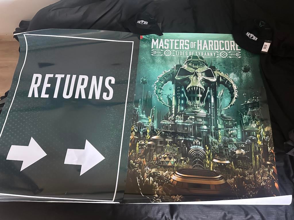 Master of Hardcore 2026 posters, Ophalen, Rechthoekig Staand, Deurposter of groter, Nieuw