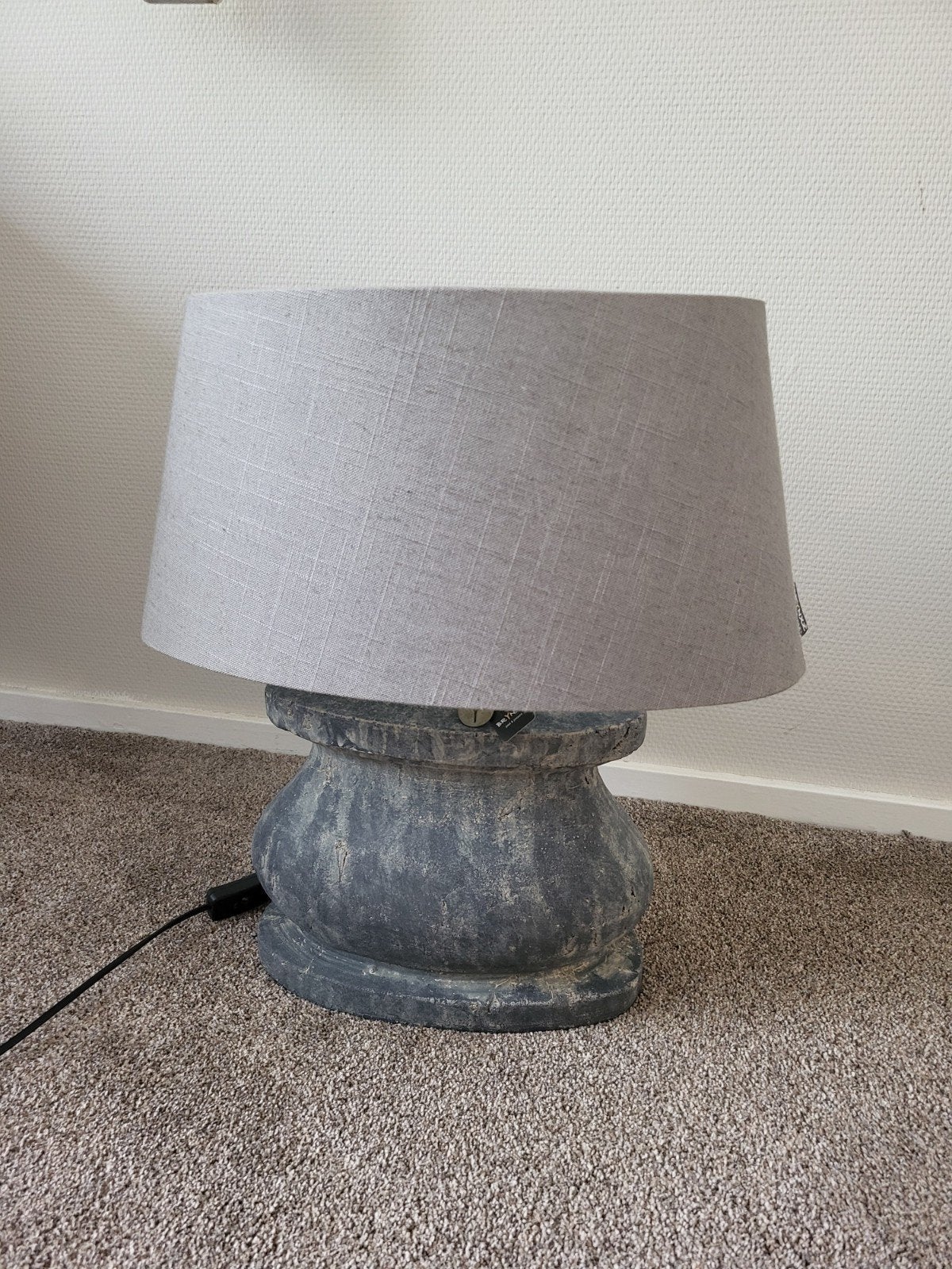 Ovale lamp Classic Majestic Brynxz, Ophalen, Op voet, 48 cm, Zo goed als nieuw