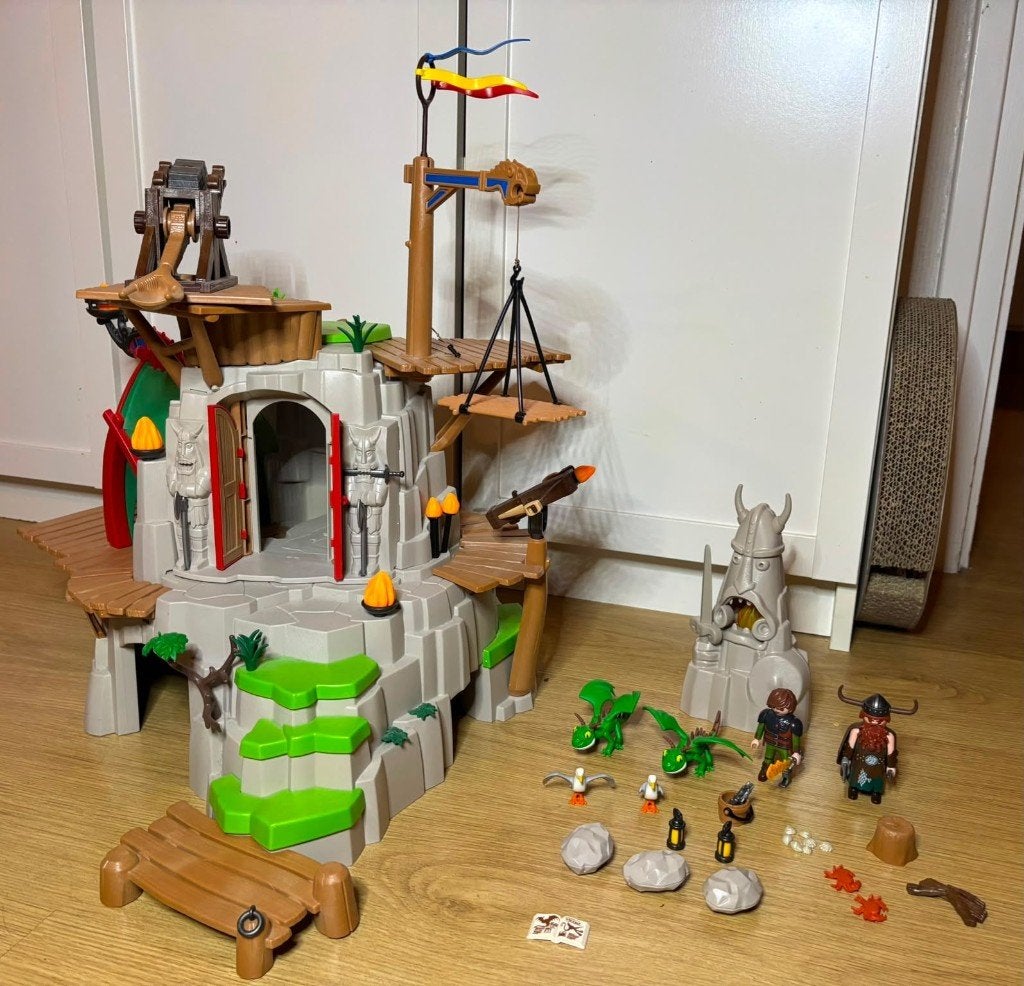 playmobil Eiland Berk hoe tem je een draak, Ophalen, Complete set, Zo goed als nieuw, Kasteel/Fort