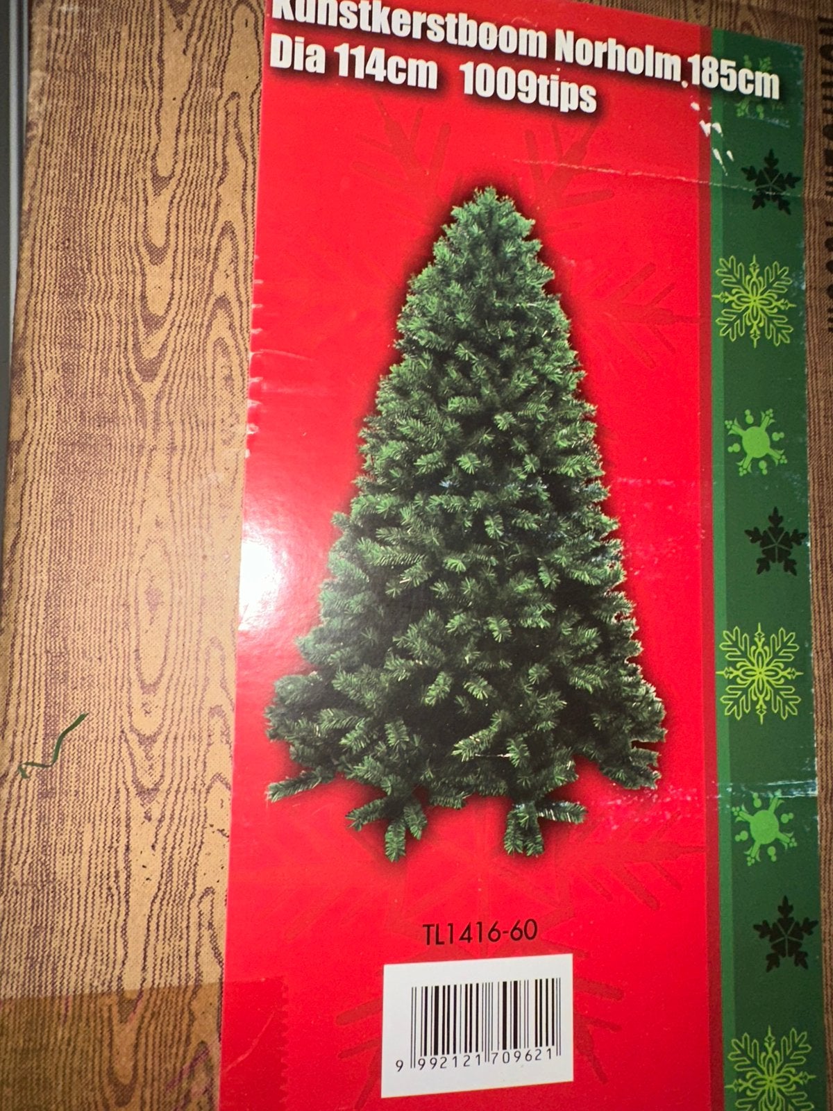 Kunstboom kerstboom 1.85 cm, Diversen, Kerst, Ophalen