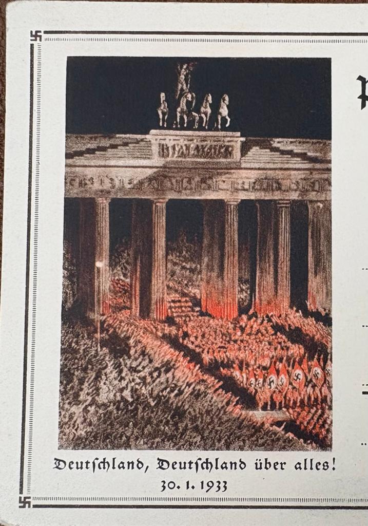Duitse  Ansichtkaart - 30.1.1933 - Brandenburger Tor, Ophalen of Verzenden, 1920 tot 1940, Ongelopen, Duitsland